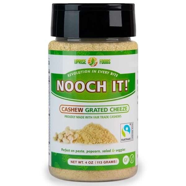 NOOCH IT! Fair Trade Dairy-Free Cashew Grated Cheeze