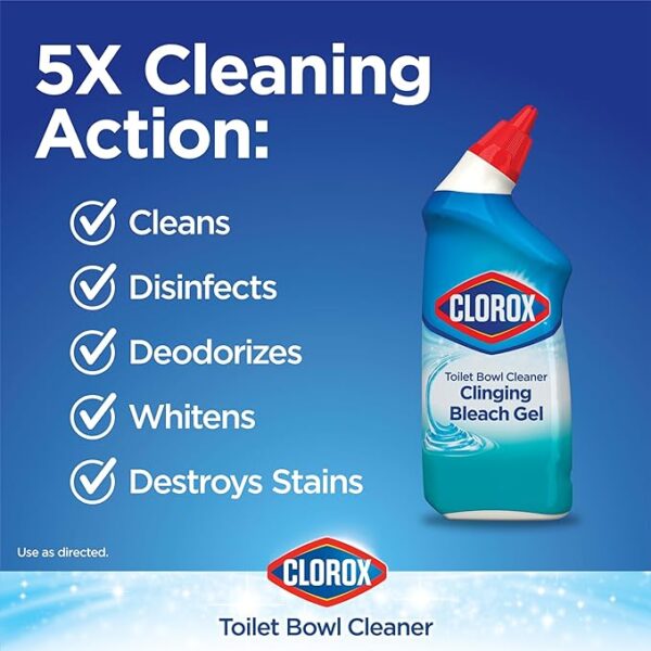 Clorox Toilet Bowl Cleaner, Ocean Mist - Image 3