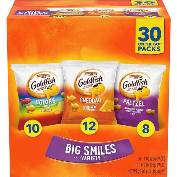 Goldfish Crackers Big Smiles Variety Pack