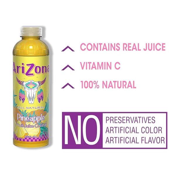 AriZona Pineapple Juice Drink - Image 2